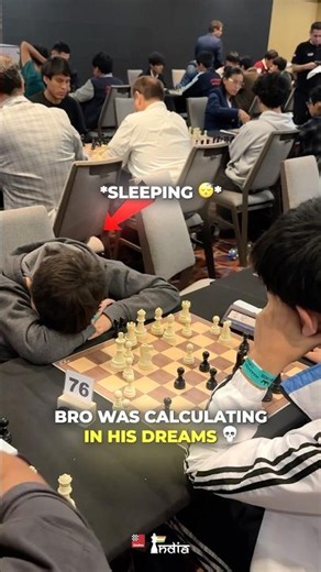 Opponent SLEEPS during the Game 😂🤣 #chess