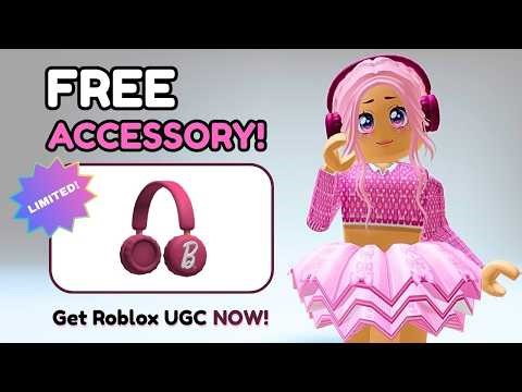 Get this FREE Barbie Headphones Before They’re Gone! 🎀🚨 FREE Roblox UGC!