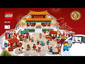LEGO instructions - Chinese Festivals - 80105 - Chinese New Year Temple Fair (Book 1)