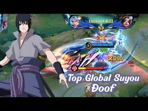 [Sasuke Uchiha] Top Global Suyou - Ðoof - Mobile Legends Emblem, Build and Gameplay