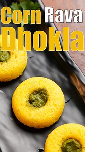 instant corn dhokla recipe | Indian rava corn dhokla | makai dhokla | sweet corn dhokla steamed snack | Tarla Dalal