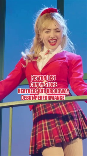 Peyton List's Debut Performance in Candy Store - Heathers Off-Broadway