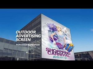 outdoor led display Screen installation — OF