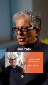 Join me for a LIVE session Q&A Jan 15th • 12 PM ET inside the Deepak Chopra Membership. We’ll be diving into awakening, consciousness, and whatever questions are on your heart. This is free for a limited time - bring your curiosity. Let’s wake up. https://www.deepakchopra.com/membership | Deepak Chopra