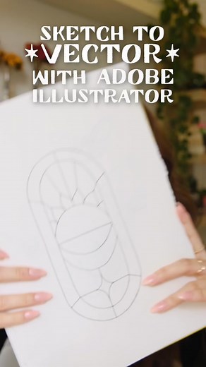 This is how I create my stained glass designs in @Adobe Illustrator using the Image Trace tool! #adobepartner #sponsored #adobeillustrator