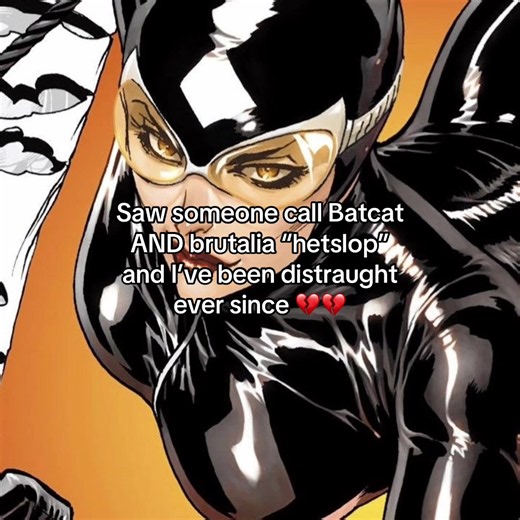 Dude you HAVEEE to be a fujo to be saying this kind of stuff. Same with “Steph/tim is hetslop” like dude no it’s NOTTTT you just hate bi people bro! They can have been a fine couple and STILL date others you don’t have to gut and lie about their other relationships to prop up your ship babes #dccomics #comics #batman #catwoman #taliaalghul