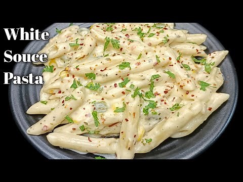 "Classic White Sauce Pasta – Rich, Creamy & Irresistible"