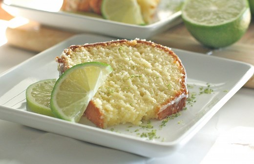 Lime Pound Cake w/ Lime Glaze