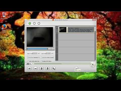 How to make a dvd with WinX dvd author.