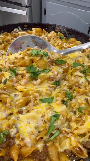 Cheesy Enchilada Hamburger Helper Recipe - Easy One Pan Meal