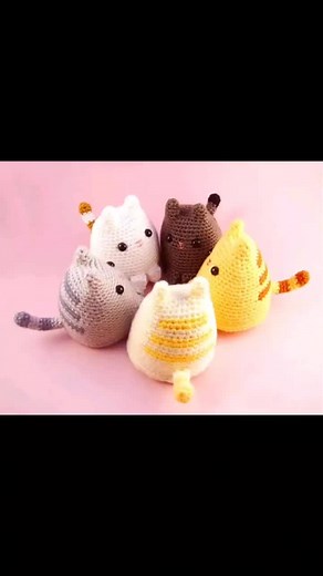 dumpling kitty free pattern 🐈 (credits to the rightful owner) #crochet #crochetpattern #freepattern #dumplingkitty #crochetkitty #kitty #crochetyarn #crochetkit #tiktokfinds #tiktok #foryou #foryoupage #handcraft #foryou