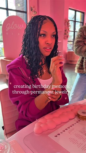 GLOWGIRL® — Charlotte Permanent Jewelry on Instagram: "Come create memories and permanent jewelry with us, glowgirl. We are open all weekend 11am-7pm. Simply walk-in or book an appointment if you’d like! 🎀"