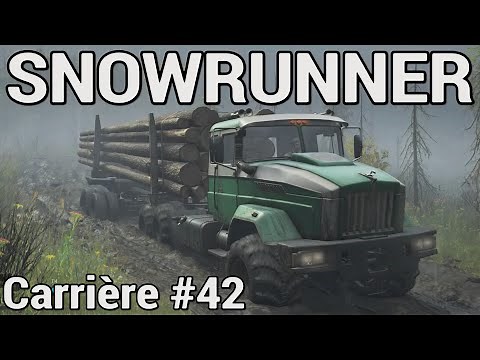 SNOWRUNNER Carrière#42 // Grumier & longs troncs (MAJ) (PS5)