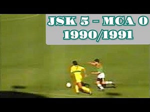 JS Kabylie 5 - MC Alger 0 (saison 1990/1991)