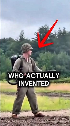 Who Actually Invented the Flamethrower — And Why? #shorts