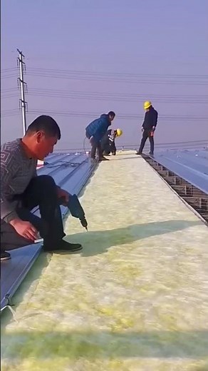 Glass Wool Insulation for Steel Roof Structures