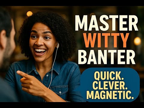 How to Be Witty in Conversations – The Art of Witty Banter (Summary)