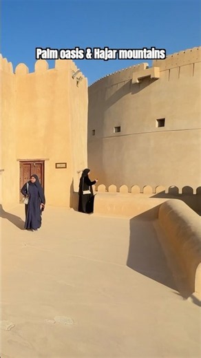 I Climbed Nizwa Fort for This View #Oman #Shorts