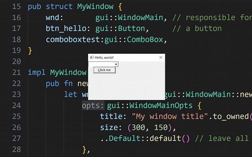 [Rust 原生GUI] 玩玩winsafe库