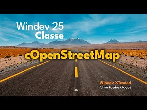 Windev 25 Classe OpenStreetMap