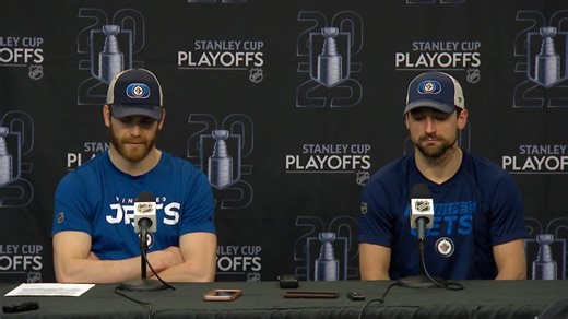 "It's tough to put into words what Mark went through today." Adam Lowry and Neal Pionk speak with the media after a heartbreaking Game 6 loss | Sportsnet