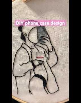 #diyphonecase #embroiderytutorial #handmadephonecase #creative #embroiderydesign #embroidery #diy