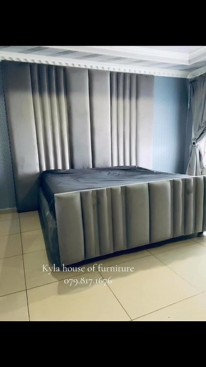 Do not miss this Black Friday Sale 📍📍 Only R5500 headboard and base cover Pedestals R3500 2 set | Lufuno Kyla House Of Furniture