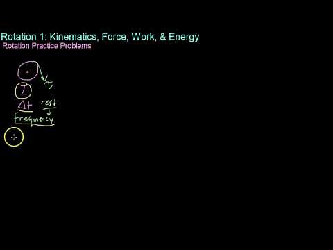 Rotational Potential Energy and Practice Problems