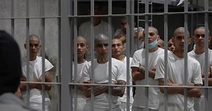 Rare look inside El Salvador's mega prison