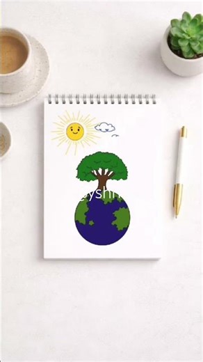 EVS Front Page Design ✨ #shorts #yshuskorner #frontpage #youtubeshorts #coverpagedesign #evs