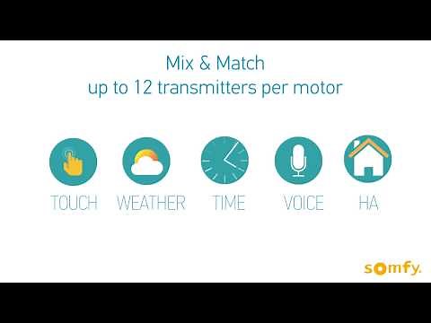 Somfy Powered Rolling Shutter Adding and Deleting RTS Transmitters