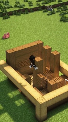 minecraft oldest house easy to build #minecraft #minecraftbuilding #viral