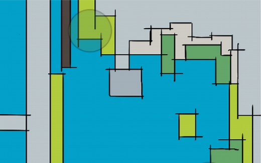 30分钟用手机版SketchBook画一个景观平面图