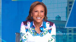 GMA's Robin Roberts shades Sam Champion's 'shaky' weather forecast on live TV