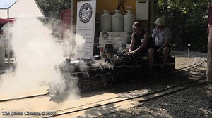A NYC Hudson steams over a grade crossing while moving in Barney Yard at the Mill Creek Central Railroad. | The Steam Channel