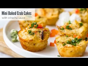 Mini Crab Cakes with Sriracha Sauce Recipe | The Perfect Appetizer
