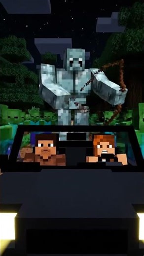 “Minecraft Epic Night Chase – Zombie Horde Attack!”