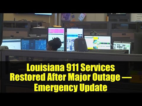 Louisiana 911 Services Restored After Major Outage – Emergency Update
