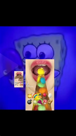 SpongeBob eating