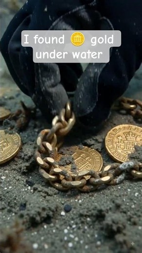 Found a Lost Gold Necklace Underwater! 💰✨ Full Restoration #shorts