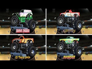 Monster Jam (2007) FULL Monster Truck List (PS2, PC, Wii, Xbox 360)