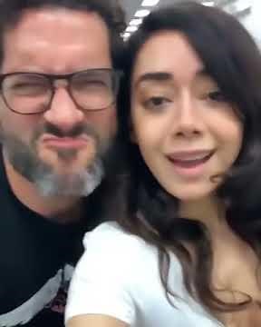 Lucifer cast Tom Ellis and Aimee Garcia.