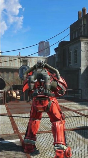 Turning FO4 Hangman's Alley into a Fortress - Settlement Build Showcase! Red X-02 PA cam spin