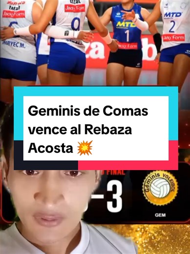 Geminis de Comas Vence al Rebaza Acosta en Gran Partido