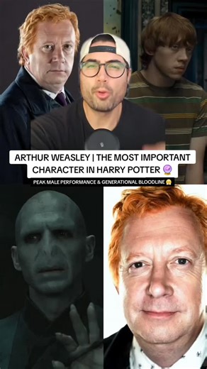 Modern Mythos on Instagram: "Arthur Weasley is the most important character in the world of harry potter - no one else in the wizarding world can touch him 🔮😤 #harrypotter #wizardingworld #arthurweasley #quidditch #weasley #hermionegranger"