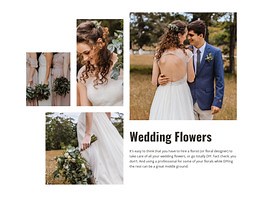 Wedding Flowers - Html Code Example by Nicepage