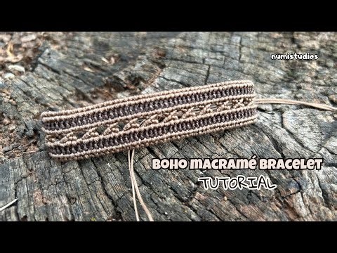 How to Make a Boho Macrame Bracelet