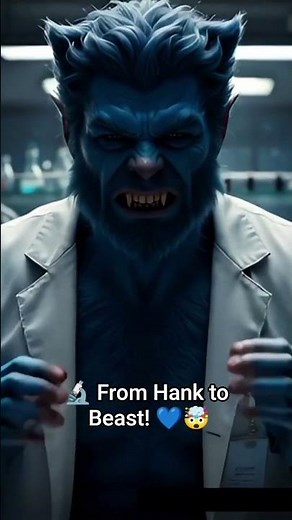 Genius intellect meets mutant fury The painful transformation is complete #XMen #Beast #Mutant #asmr