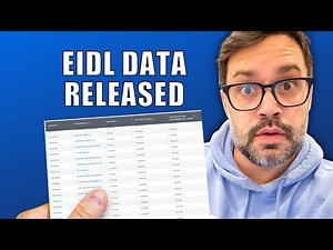 All EIDL Transactions & SBA Data Release