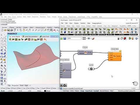 Lands Grasshopper Tutorial 6: Add a Path to a Terrain